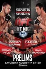 Watch UFC Fight Night 26 Preliminary Fights Gomovies123
