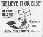 Watch Believe It or Else (Short 1939) Gomovies123