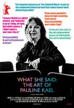Watch What She Said: The Art of Pauline Kael Gomovies123