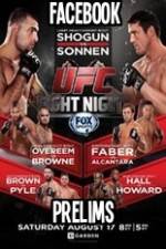 Watch UFC Fight Night 26 Facebook Prelims Gomovies123
