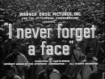 Watch I Never Forget a Face (Short 1956) Gomovies123